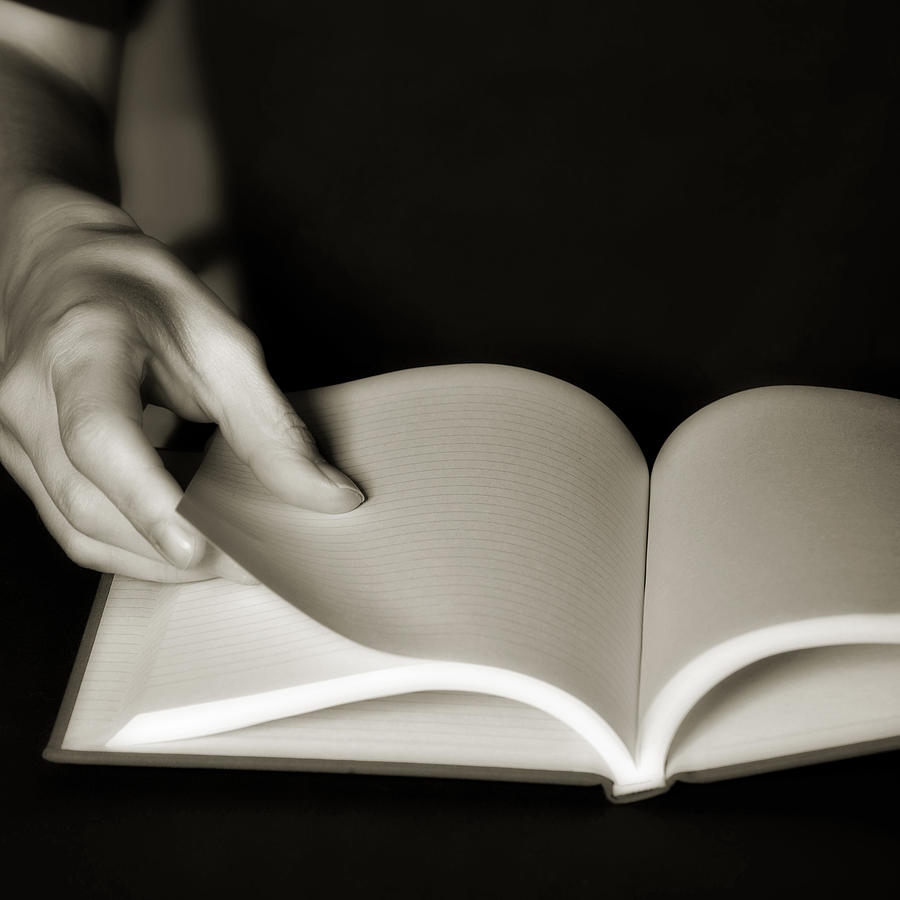 Blank Book Photograph by HD Connelly