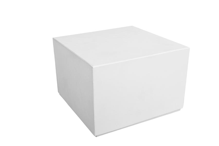 Blank white gift box on white background Photograph by Yevgen Romanenko