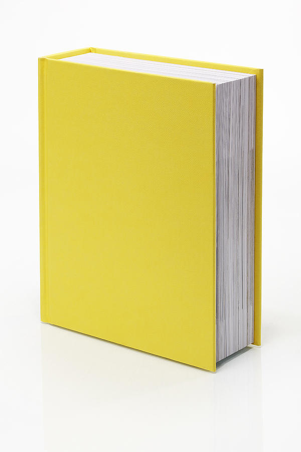 Blank Yellow Book Photograph by Jeff1farmer