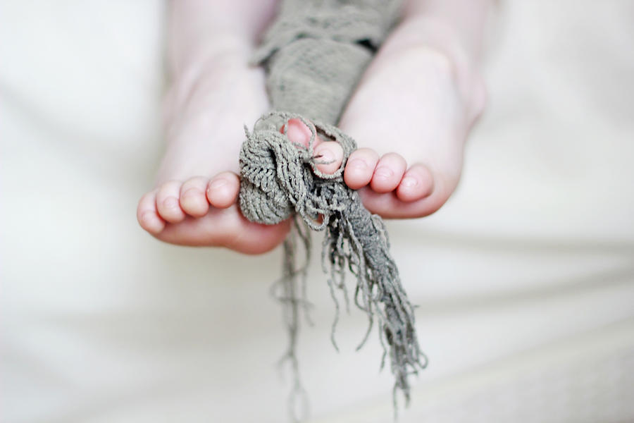 Blanket toes Photograph by Tanya Little