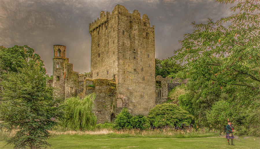 Blarney Castle, Painterly Photograph by Marcy Wielfaert