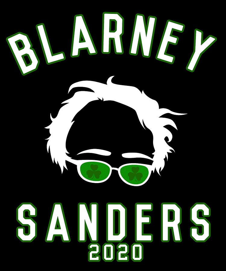 Blarney Sanders 2020 Bernie St Patricks Day Digital Art by Flippin Sweet Gear