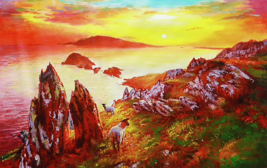 Blasket Islands 11, County Kerry Painting