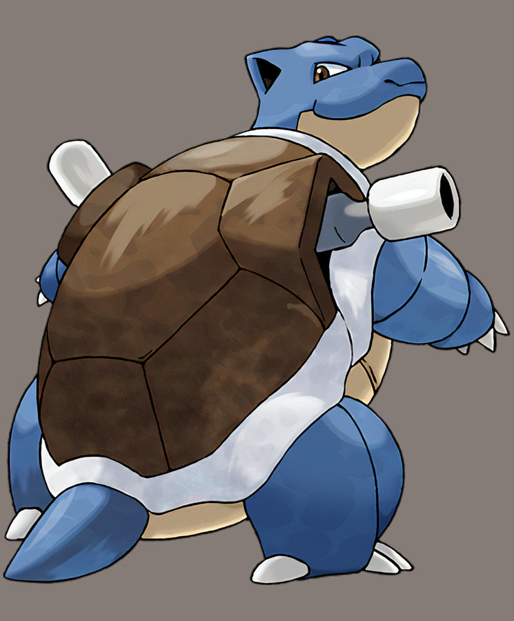 Blastoise Chibi Digital Art by Phai Bui - Fine Art America