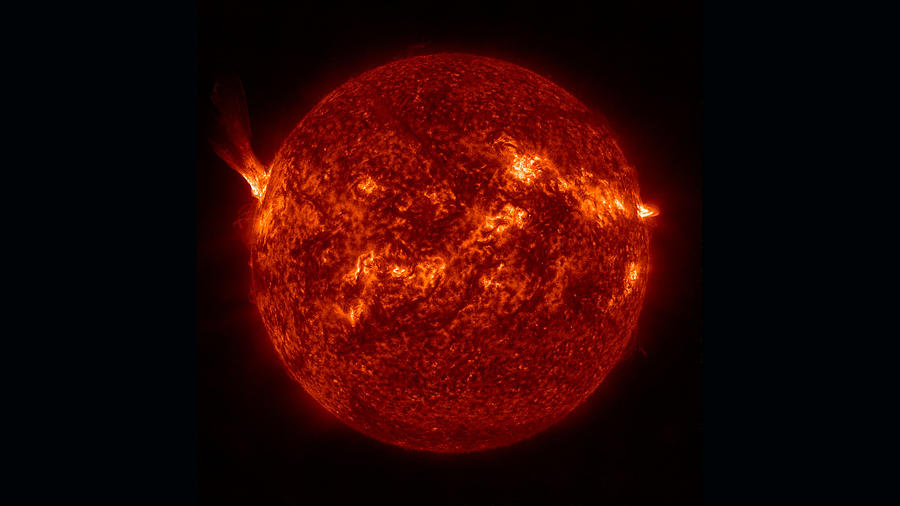 Blazing Sun, NASA Digital Art by Celestial Images