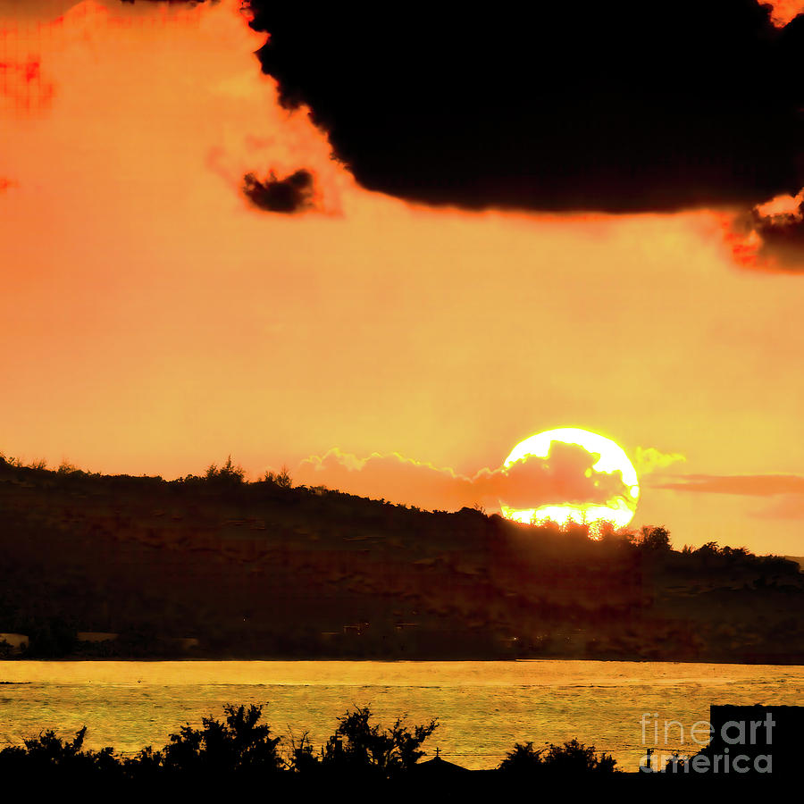 Blazing Sunset Photograph by Scott Cameron