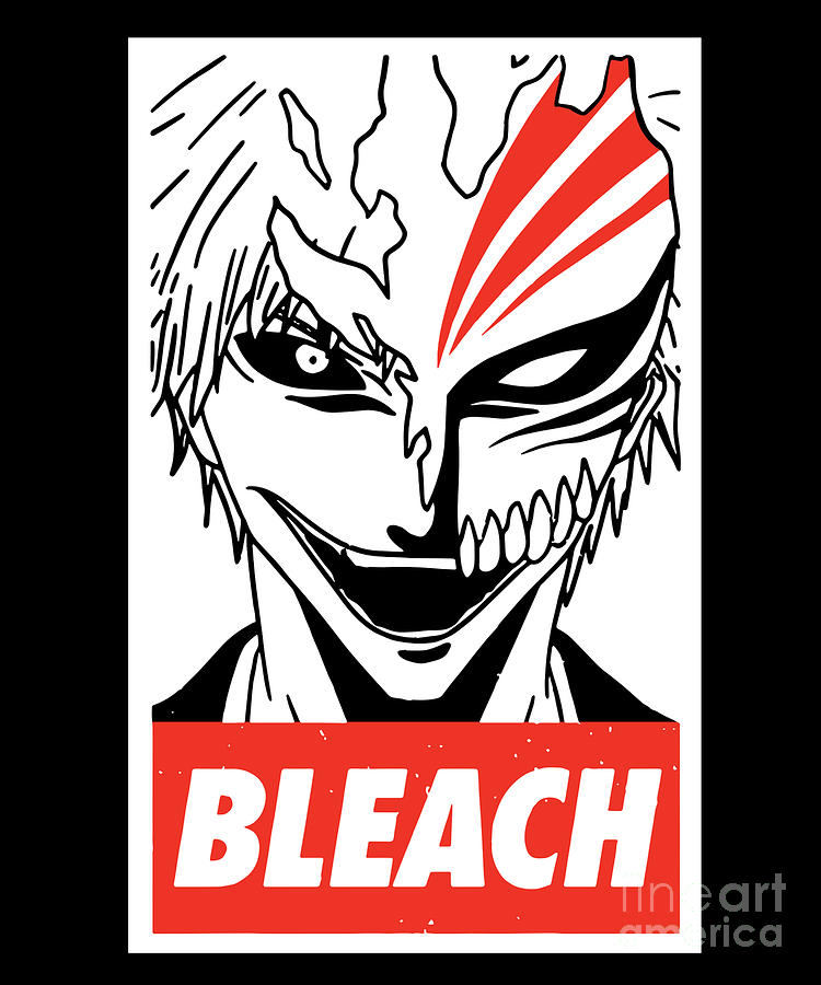 Bleach Ichigo Kurosaki Design Art Anime Drawing by Fantasy Anime - Pixels