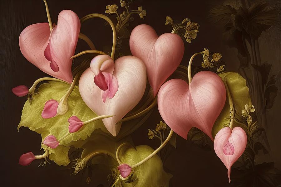 Bleeding Hearts Digital Art by Sterling and Thorn Bleeding Hearts Digital Art by Sterling and Thorn