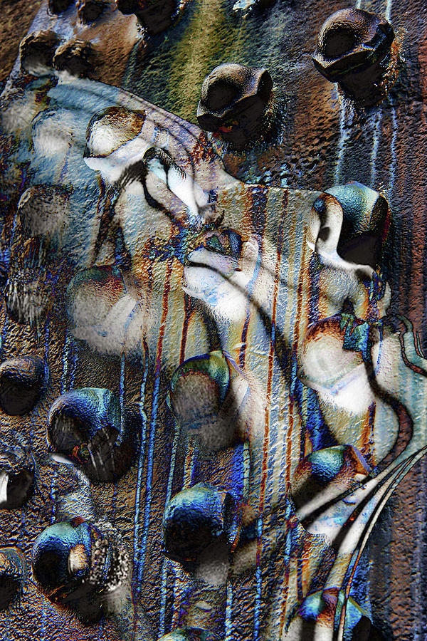 Bolt Digital Art - Bleeding Rust by Greg Sharpe