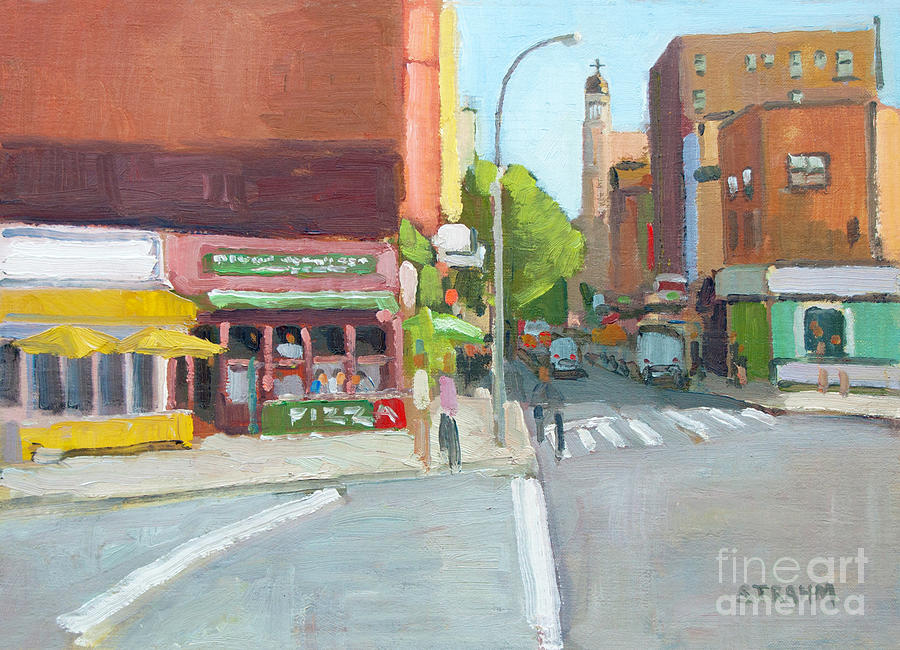 Bleeker Street, New York City Painting by Paul Strahm