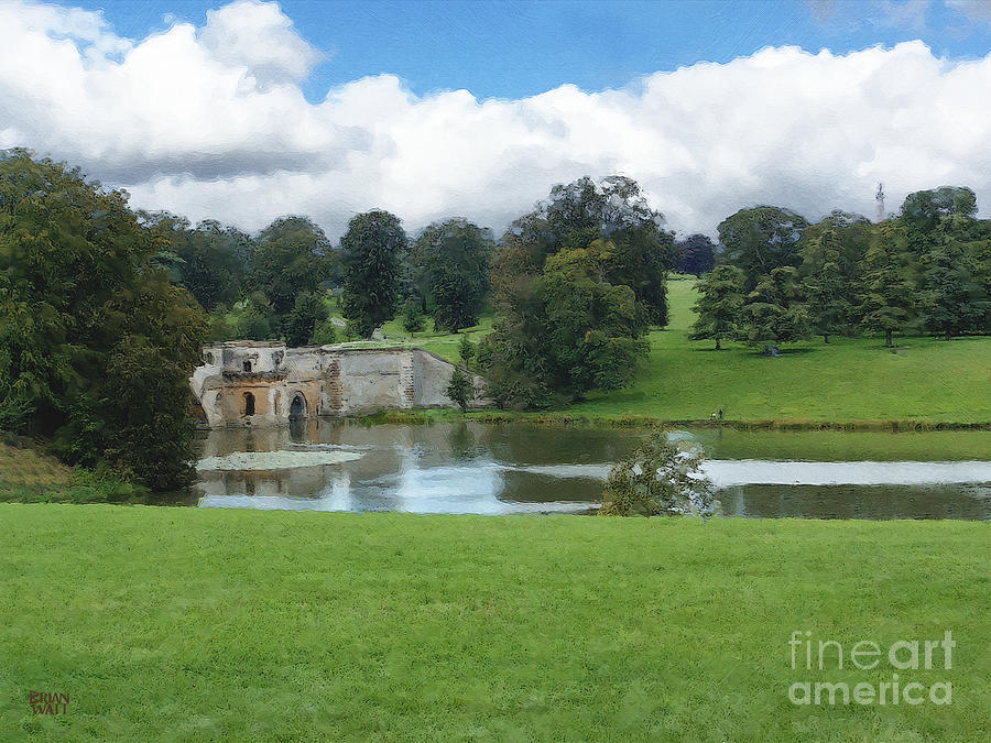 Blenheim Palace Grounds Photograph by Brian Watt Blenheim Palace Grounds Photograph by Brian Watt