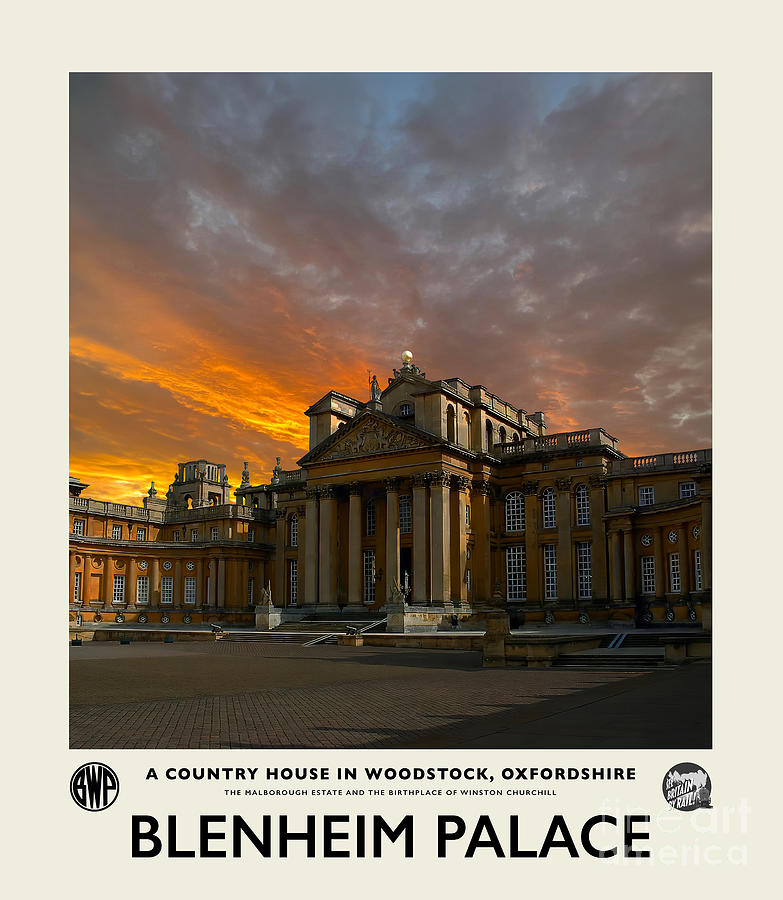 Blenheim Sunset Poster Photograph by Brian Watt