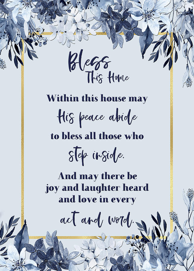 Bless This Home Digital Art by HH Photography of Florida