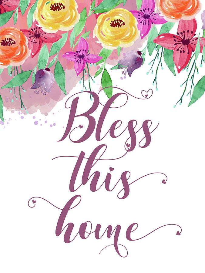 Bless this home  Digital Art by Magdalena Walulik