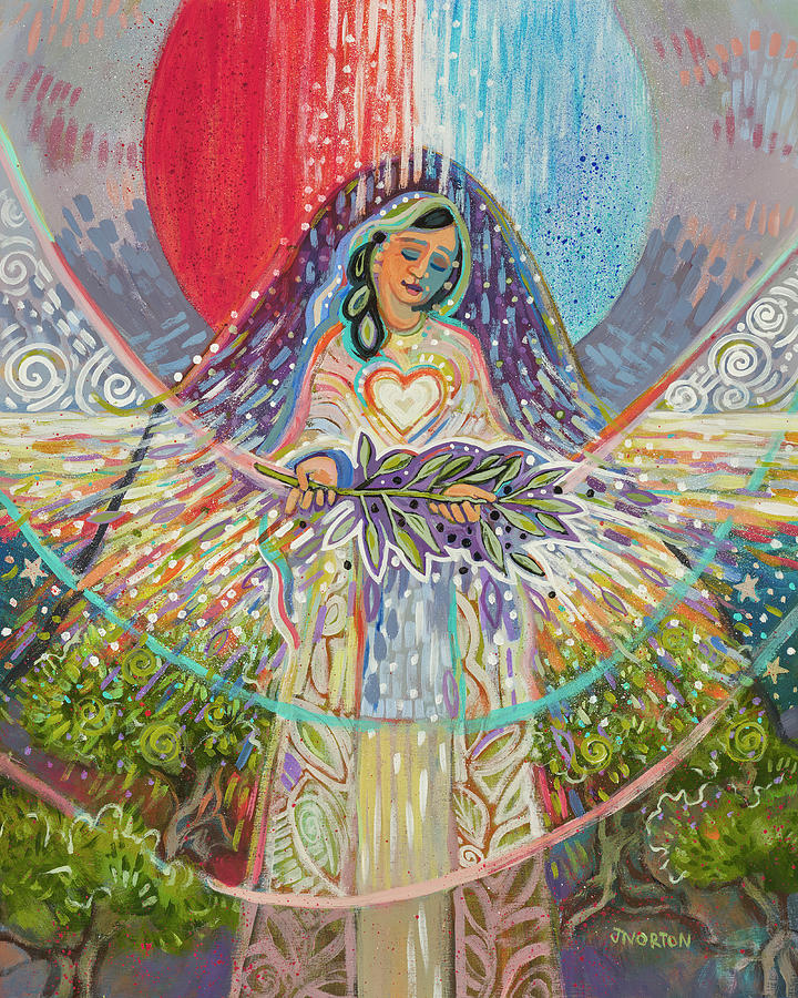 Blessed are the Merciful Painting by Jen Norton - Fine Art America