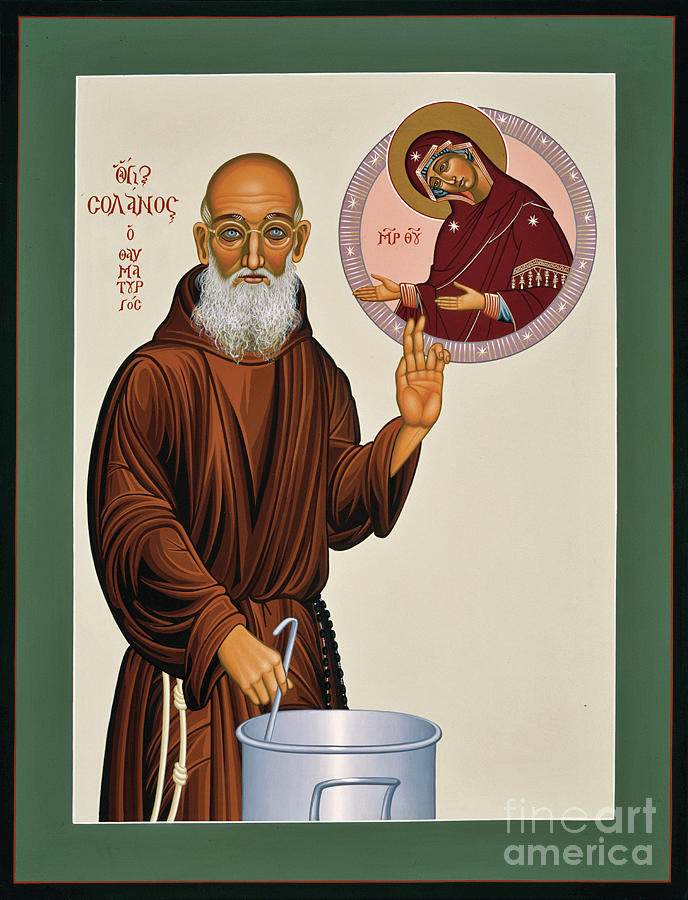 Blessed Fr. Solanus Casey the Healer 038 Painting by William Hart McNichols