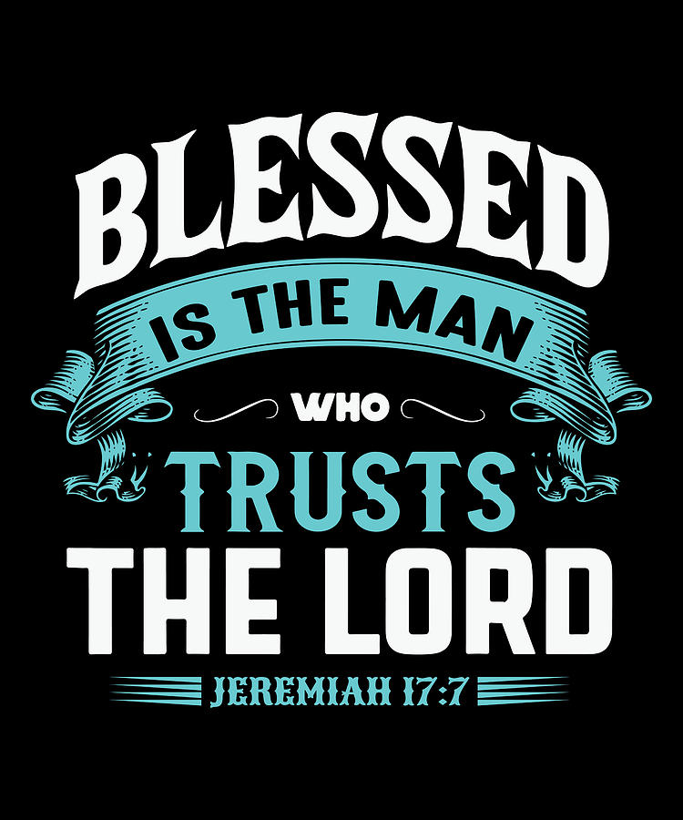 Christian Art Gifts Coffee Mug: Blessed Man - Jeremiah 17:7