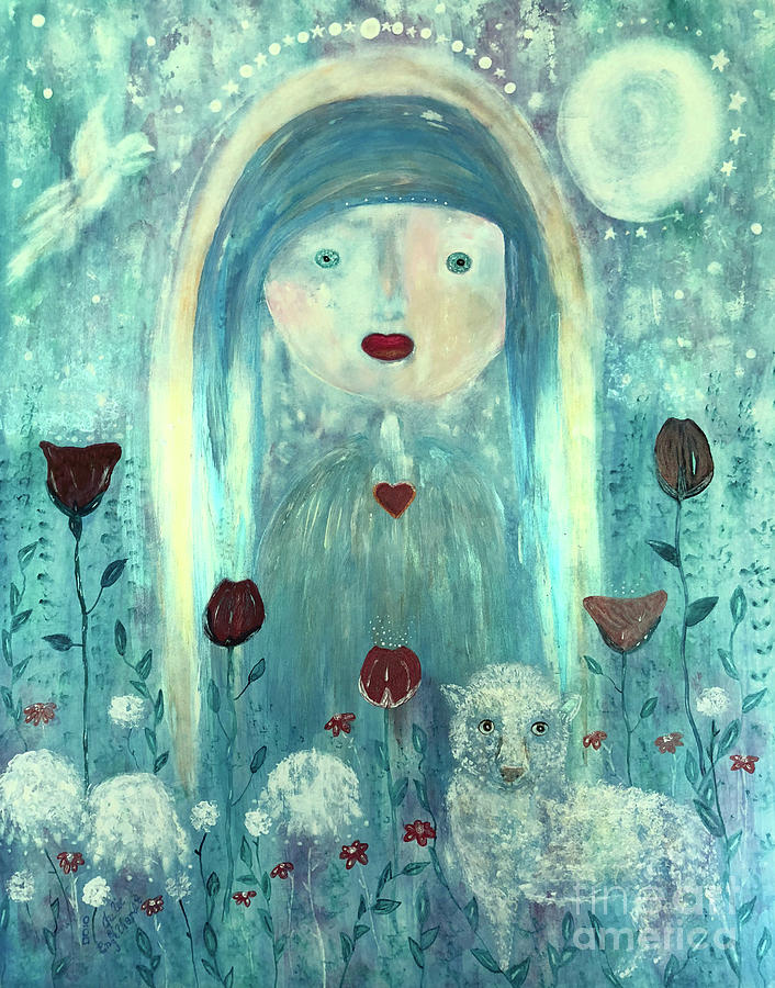 Blessed Painting by Julie Engelhardt