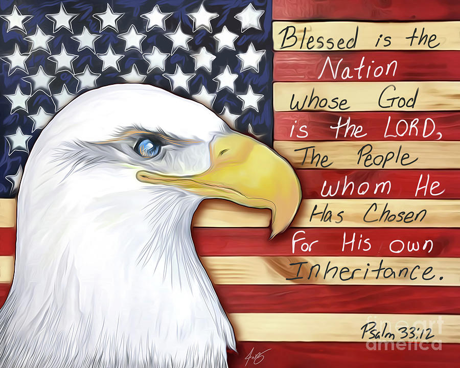 Blessed Nation Digital Art by Jennifer Page