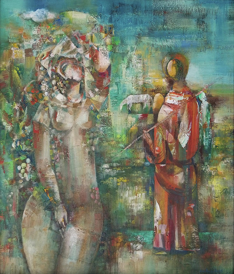 Abstract Painting - Blessing by Gasparyan S Abstract Painting - Blessing by Gasparyan S