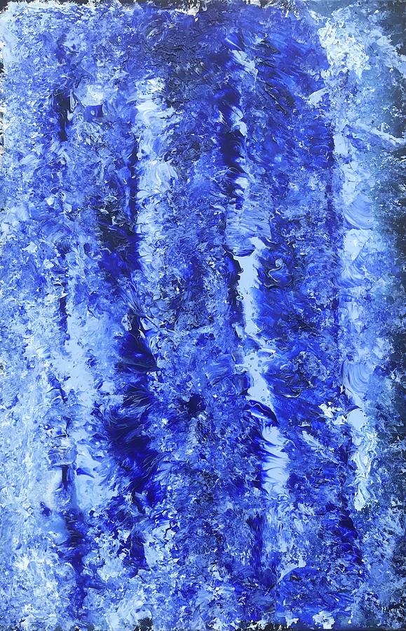 Bleu I Painting by Hyacinth Paul