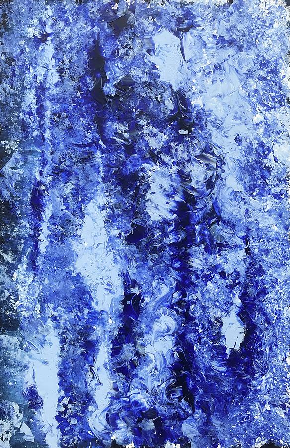 Bleu II Painting by Hyacinth Paul