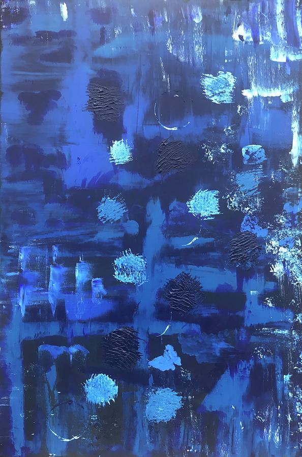 Bleu III Painting by Hyacinth Paul