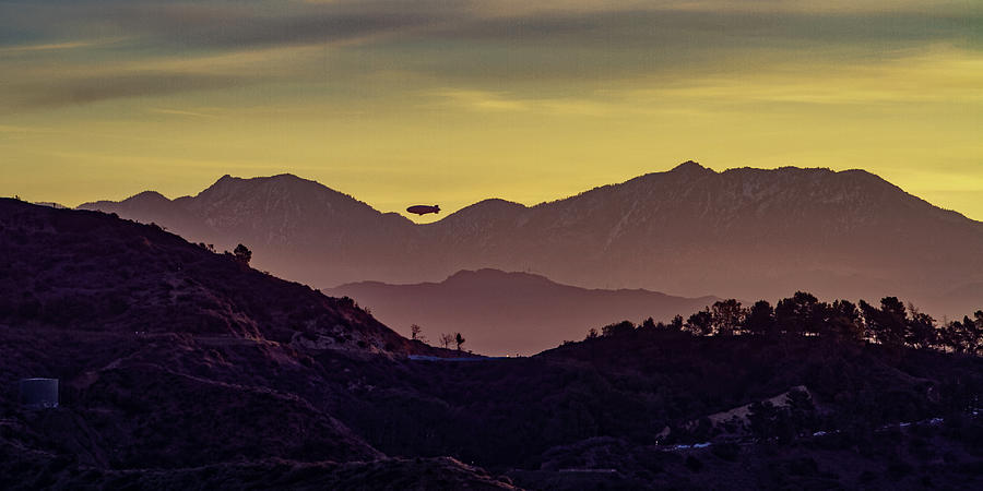 Blimpy Sunrise Photograph by Ron Dubin