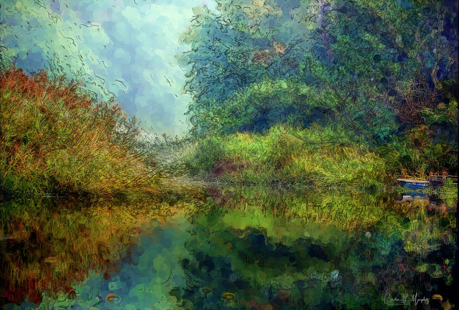 Blind Brook On A Foggy Morning Digital Art by Cordia Murphy