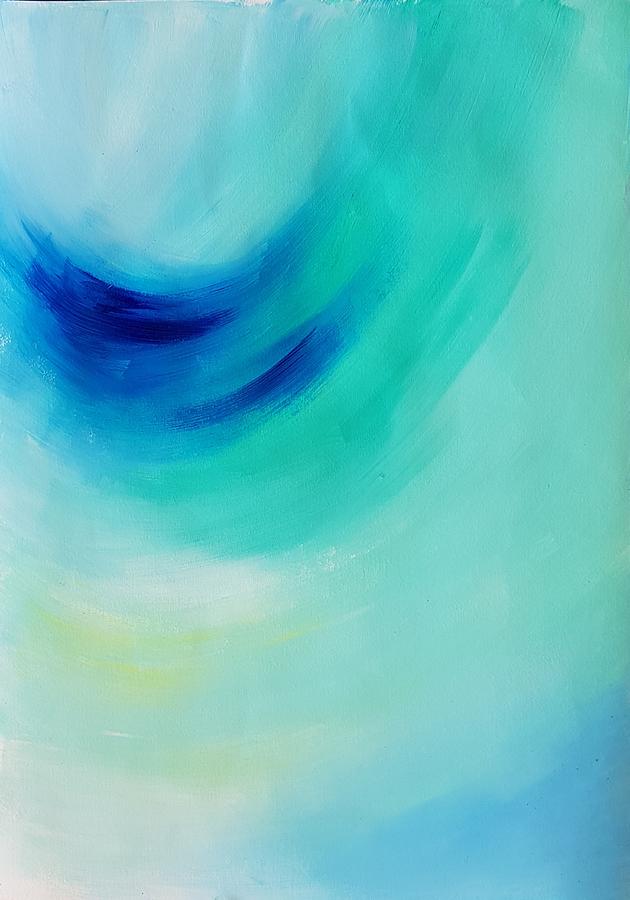 Blissful Flow Painting by Nicole Tang