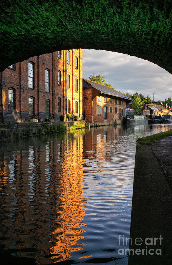 Blisworth Canal at Sunrise Photograph by Tim Gainey