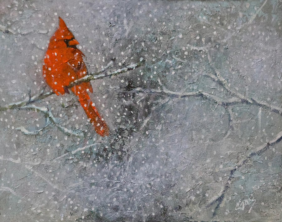 Blizzard of 18 Painting by Linda Eades Blackburn