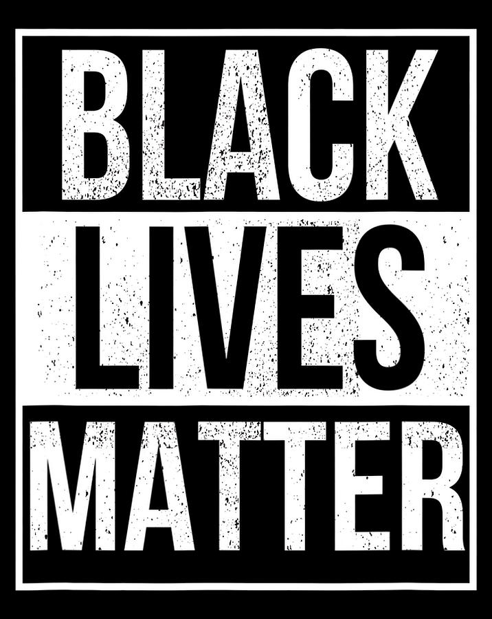 BLM T Shirt Distressed Black Lives Matter .png Digital Art by Minh ...
