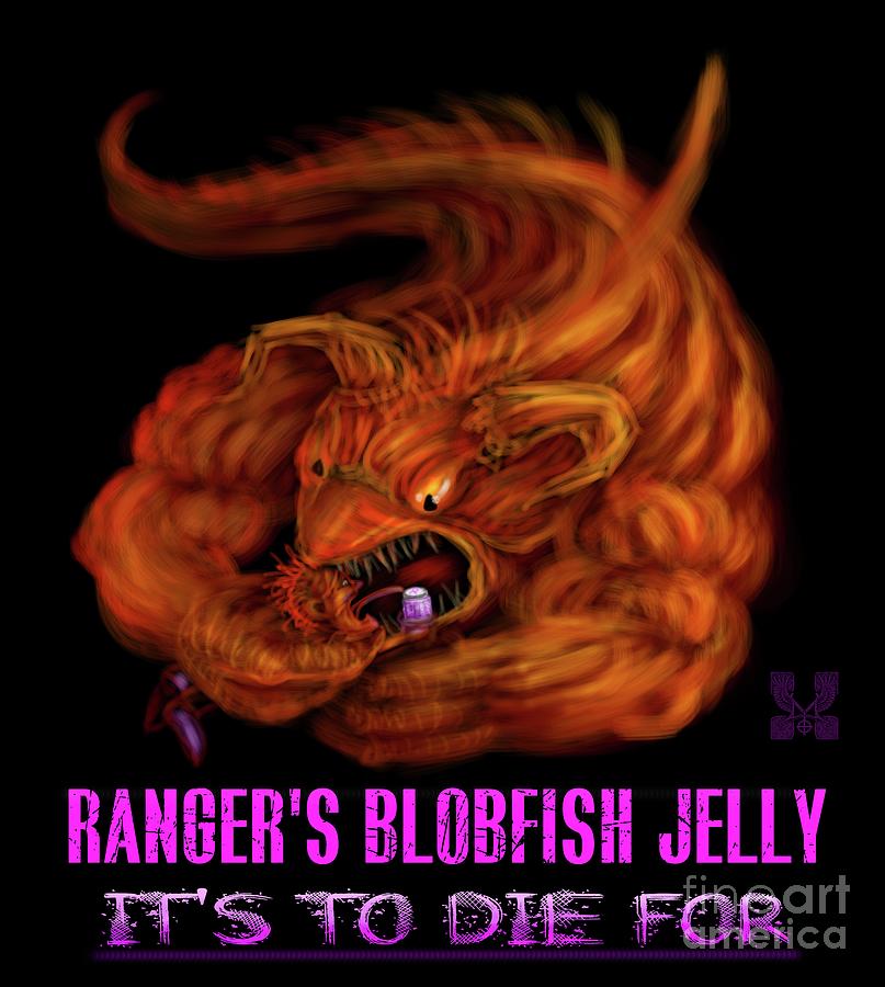 Blobfish Jelly Digital Art by Dale Crum