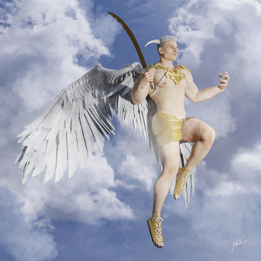 Blond Angel of Grace Digital Art by Joaquin Abella - Fine Art America