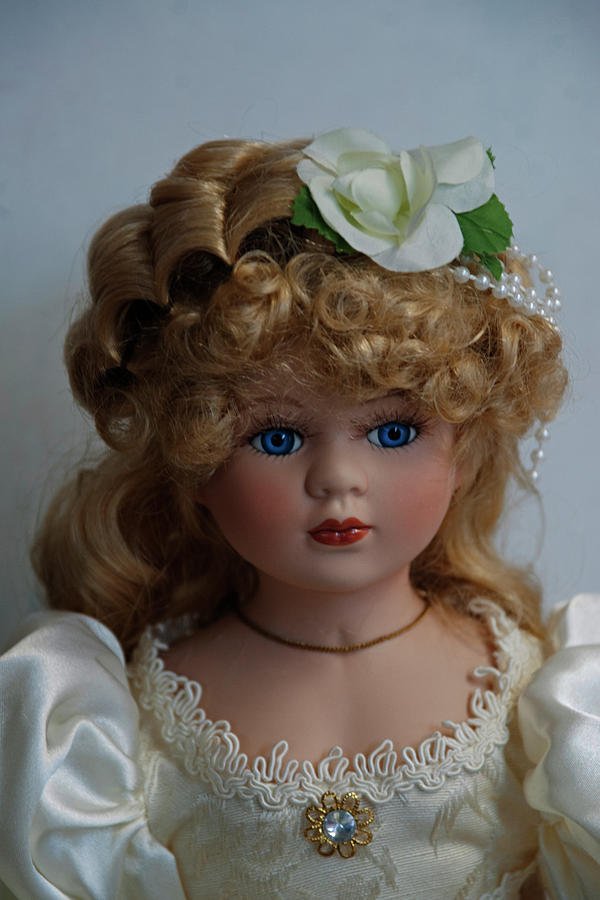 Blond Curly Hair Girl Doll 2016110500148 Photograph by Robert Braley ...