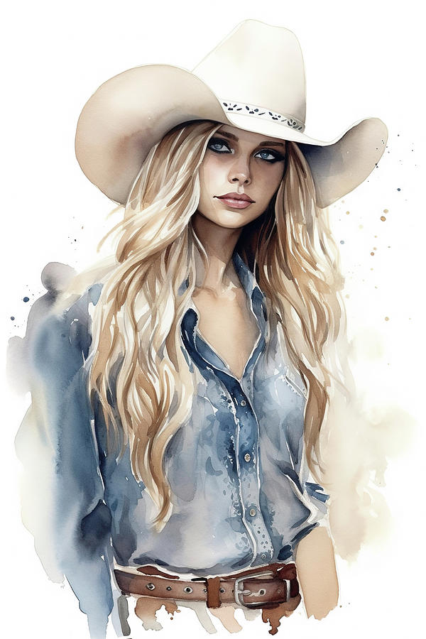 Blonde Cowgirl II Photograph by Athena Mckinzie - Fine Art America