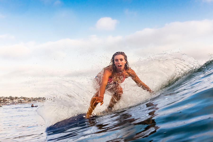 Blonde Surfer Girl Photograph by MichaelSvoboda
