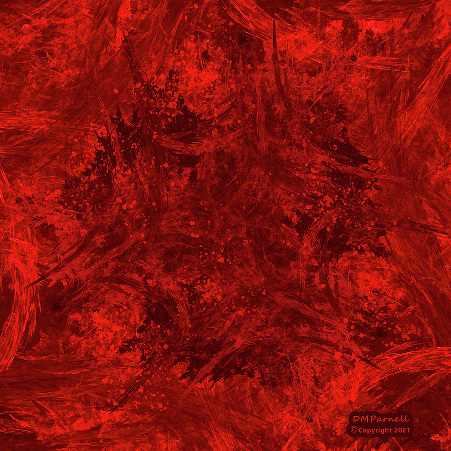 Blood And Ice Pure Digital Art by Diane Parnell