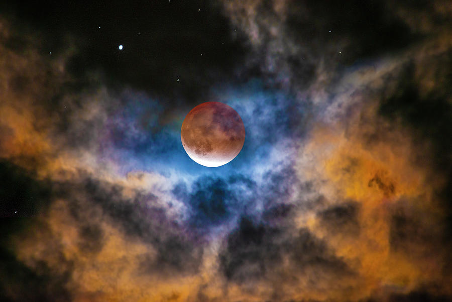 Blood Moon Photograph by Doug LaRue