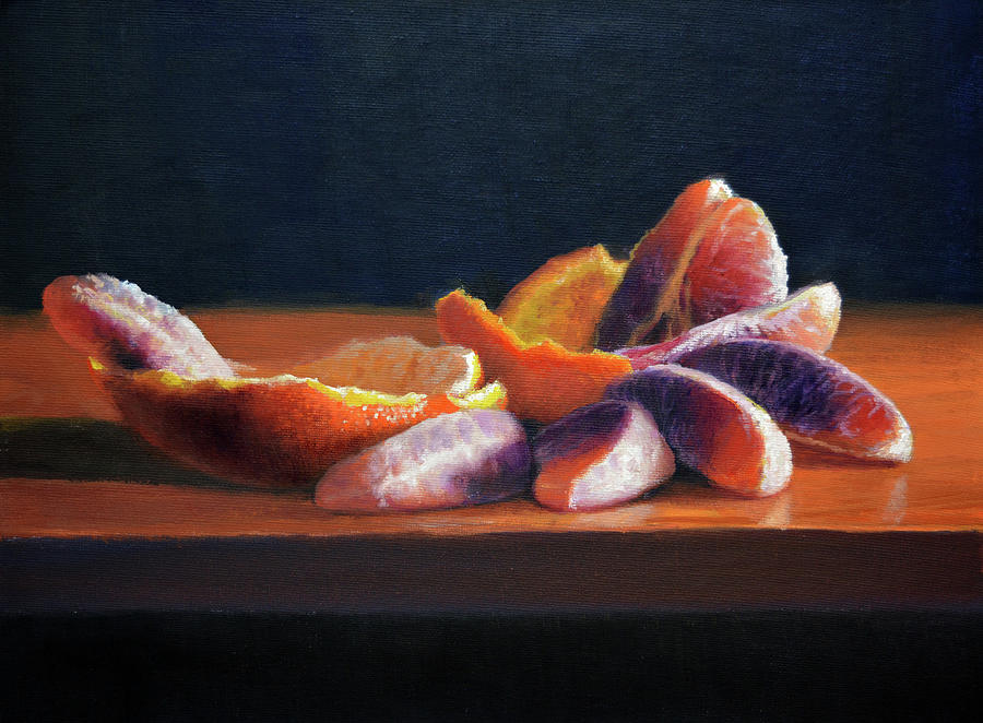 Blood Orange Painting by Armand Cabrera