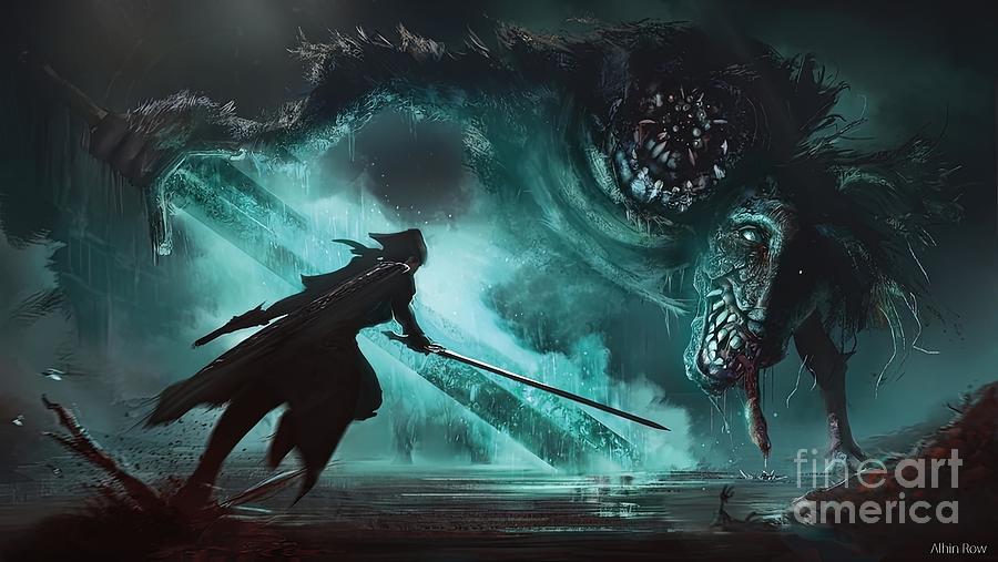 Bloodborne Ludwig The Holy Blade Painting By Palmer Hannah - Fine Art ...