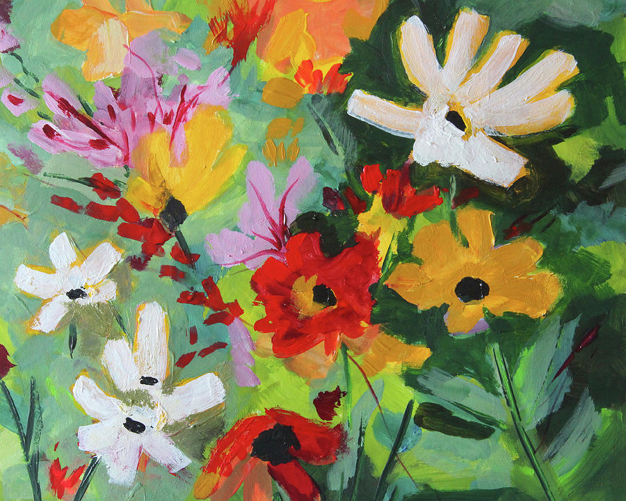 Bloom Time Painting by Nancy Merkle