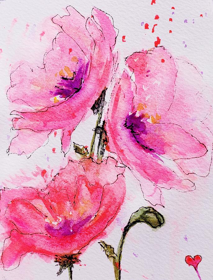 Bloomin Poppies Painting by Deahn Benware