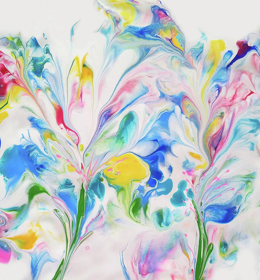 Blooming Painting by Deborah Erlandson