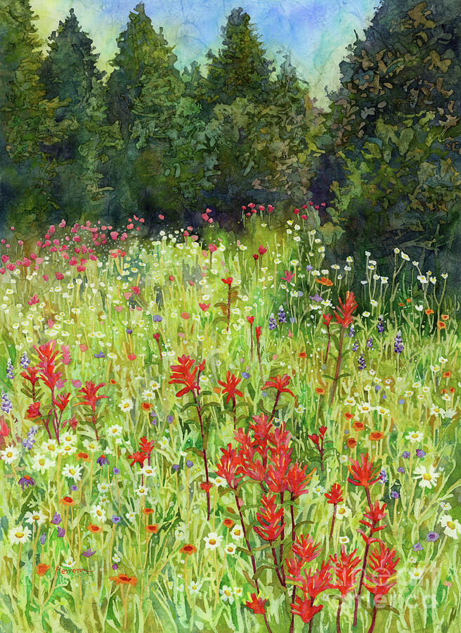 Blooming Field Painting