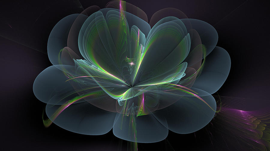 Blooming Flower1 Digital Art by Fractal Art
