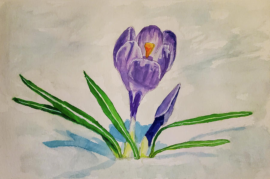 Blooming Painting by Jean Haynes