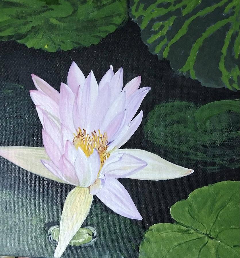 Blooming Lily Mixed Media by Nisha Singhal - Fine Art America