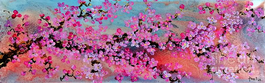 Blooming Spring Painting by Amalia Suruceanu